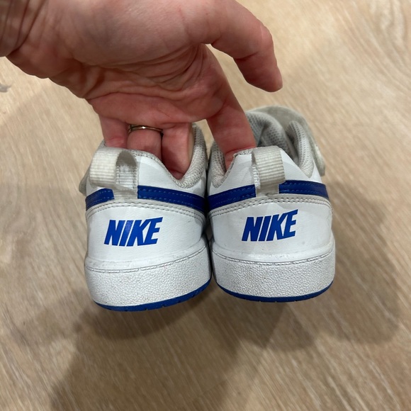 Nike Court Borough Low Recraft Toddler Shoes 10 blue and white - Picture 4 of 5